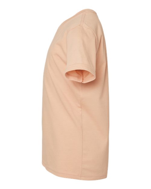 BELLA + CANVAS 3001YCVC - Youth CVC Jersey Tee - Heather Peach