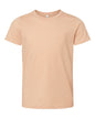 BELLA + CANVAS 3001YCVC - Youth CVC Jersey Tee - Heather Peach