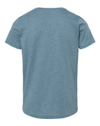 BELLA + CANVAS 3001YCVC - Youth CVC Jersey Tee - Heather Slate