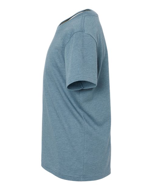 BELLA + CANVAS 3001YCVC - Youth CVC Jersey Tee - Heather Slate