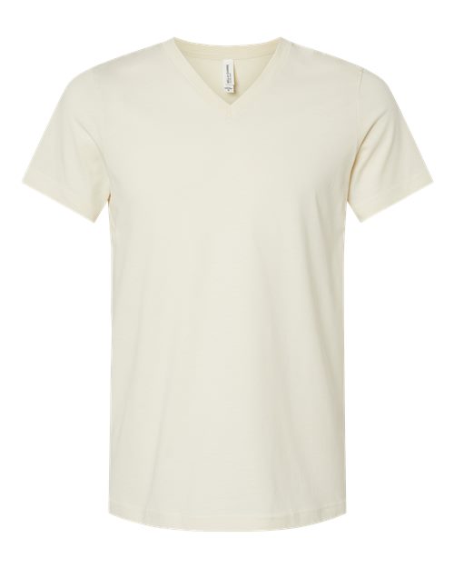 BELLA + CANVAS 3005 - Unisex Jersey V-Neck Tee - Natural