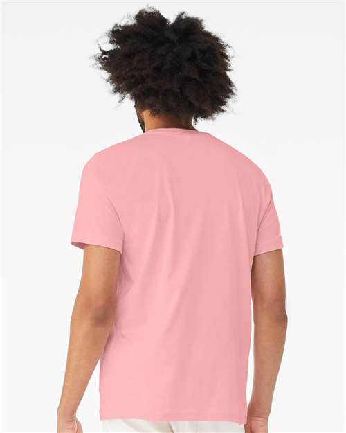 BELLA + CANVAS 3005 - Unisex Jersey V-Neck Tee - Pink