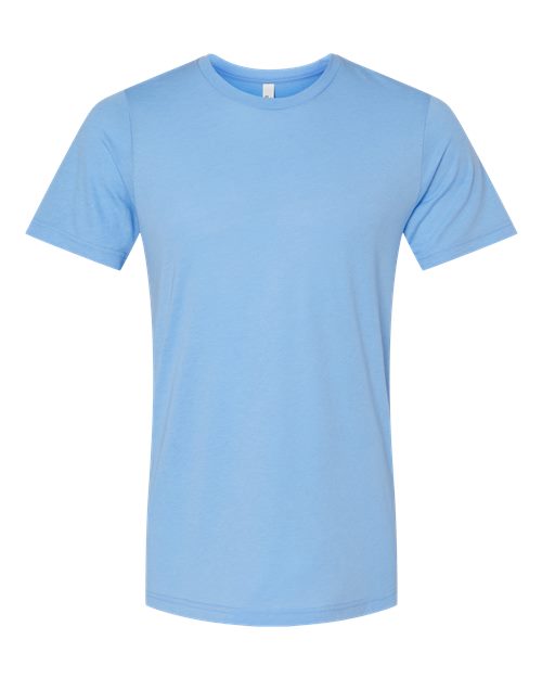 BELLA + CANVAS 3413 - Triblend Tee - Solid Blue Triblend