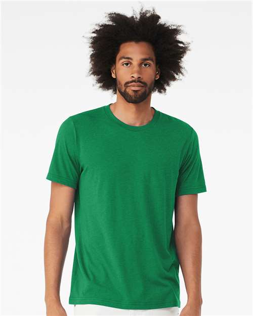 BELLA + CANVAS 3413 - Triblend Tee - Solid Kelly Triblend