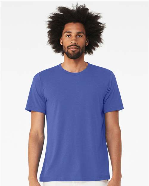 BELLA + CANVAS 3413 - Triblend Tee - Solid True Royal Triblend