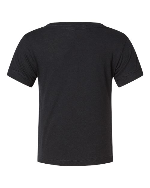 BELLA + CANVAS 3413B - Infant Triblend Tee - Solid Black Triblend