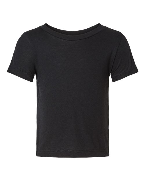 BELLA + CANVAS 3413B - Infant Triblend Tee - Solid Black Triblend