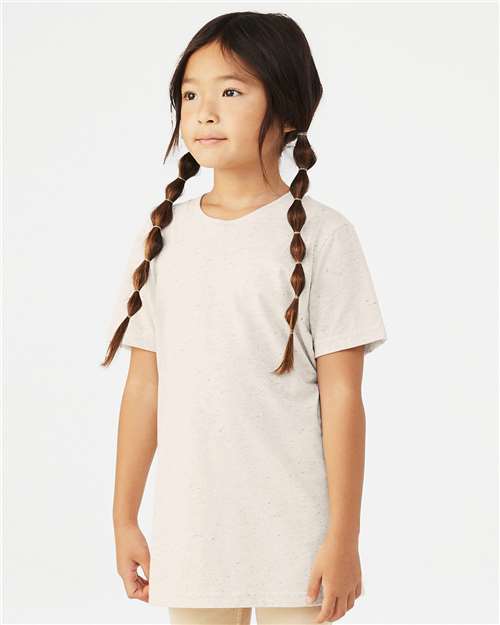 BELLA + CANVAS 3413Y - Youth Triblend Tee - Oatmeal Triblend