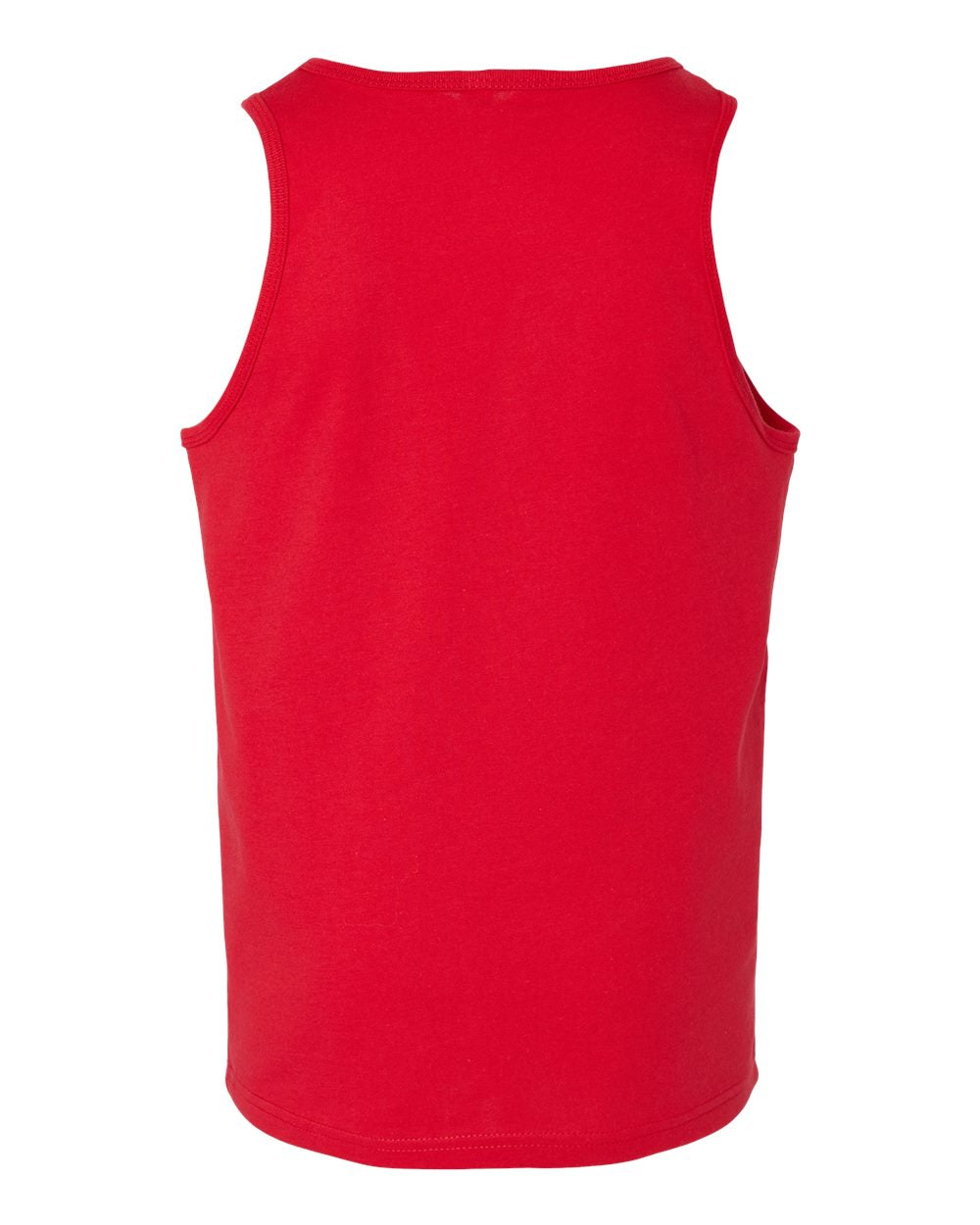 BELLA + CANVAS 3480Y — Youth Jersey Tank — Red (flat)