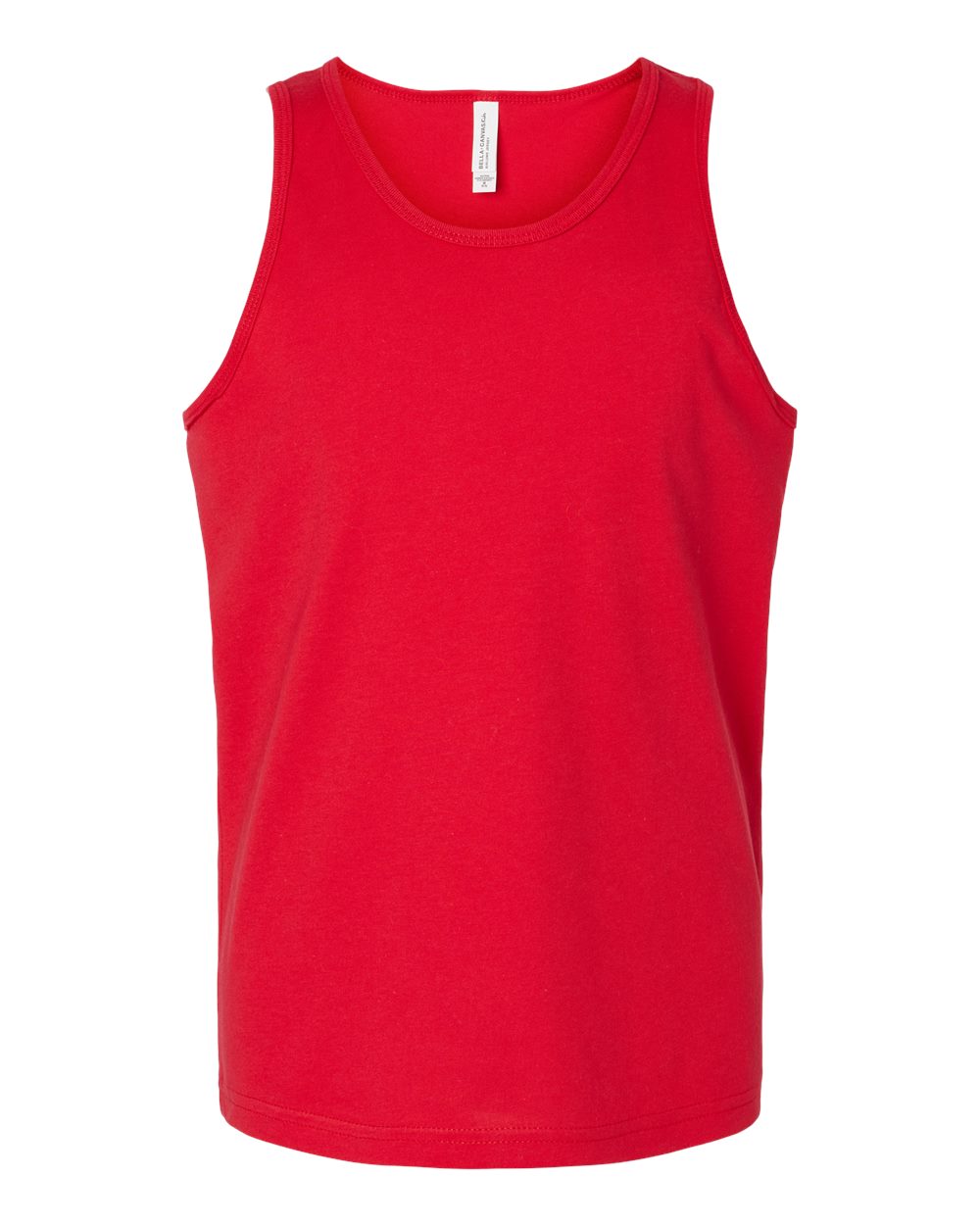 BELLA + CANVAS 3480Y — Youth Jersey Tank — Red
