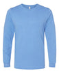 BELLA + CANVAS 3501CVC - Heather CVC Long Sleeve Tee - Heather Carolina Blue