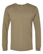 BELLA + CANVAS 3501CVC - Heather CVC Long Sleeve Tee - Heather Olive