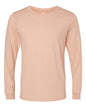 BELLA + CANVAS 3501CVC - Heather CVC Long Sleeve Tee - Heather Peach