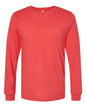 BELLA + CANVAS 3501CVC - Heather CVC Long Sleeve Tee - Heather Red