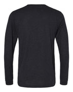 BELLA + CANVAS 3513 - Unisex Triblend Long Sleeve Tee - Black Heather Triblend