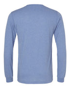 BELLA + CANVAS 3513 - Unisex Triblend Long Sleeve Tee - Blue Triblend