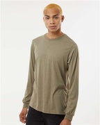 BELLA + CANVAS 3513 - Unisex Triblend Long Sleeve Tee - Olive Triblend