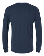 BELLA + CANVAS 3513 - Unisex Triblend Long Sleeve Tee - Solid Navy Triblend