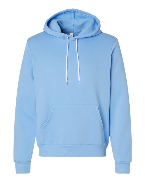 BELLA + CANVAS 3719 - Unisex Sponge Fleece Hoodie Sweatshirt - Carolina Blue