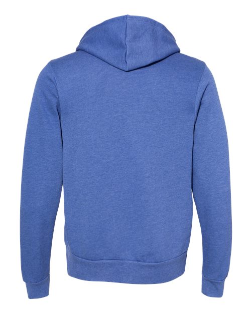 BELLA + CANVAS 3719 - Unisex Sponge Fleece Hoodie Sweatshirt - Heather Columbia Blue