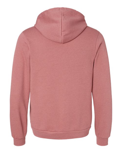 BELLA + CANVAS 3719 - Unisex Sponge Fleece Hoodie Sweatshirt - Heather Mauve