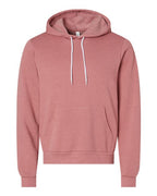 BELLA + CANVAS 3719 - Unisex Sponge Fleece Hoodie Sweatshirt - Heather Mauve
