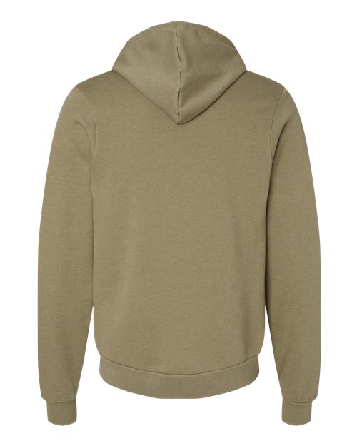 BELLA + CANVAS 3719 - Unisex Sponge Fleece Hoodie Sweatshirt - Heather Olive