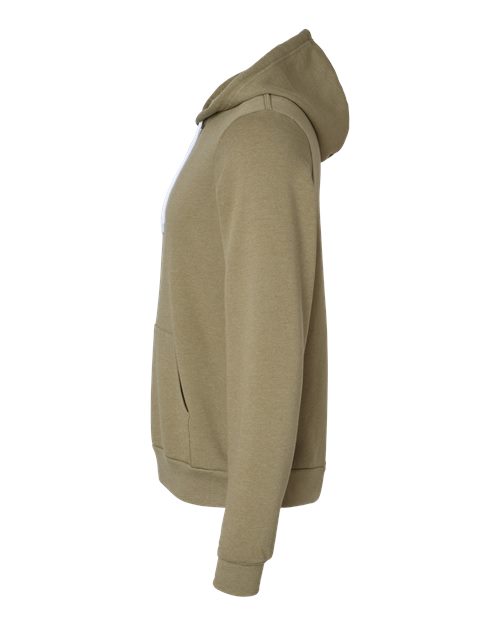 BELLA + CANVAS 3719 - Unisex Sponge Fleece Hoodie Sweatshirt - Heather Olive