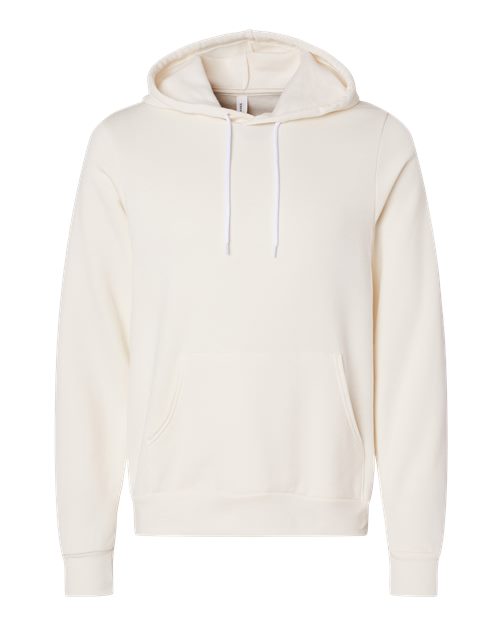 BELLA + CANVAS 3719 - Unisex Sponge Fleece Hoodie Sweatshirt - Natural