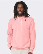 BELLA + CANVAS 3719 - Unisex Sponge Fleece Hoodie Sweatshirt - Pink