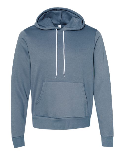 BELLA + CANVAS 3719 - Unisex Sponge Fleece Hoodie Sweatshirt - Steel Blue