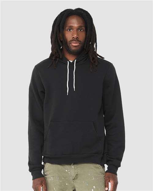 BELLA + CANVAS 3719 - Unisex Sponge Fleece Hoodie Sweatshirt - Vintage Black