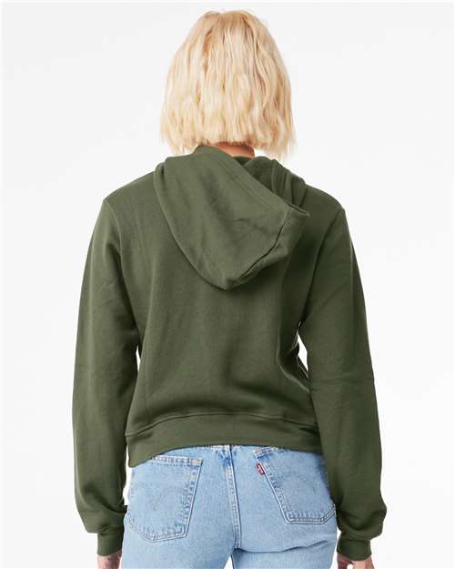 BELLA + CANVAS 7519 - Women's Classic Hoodie Sweatshirt - Military Green