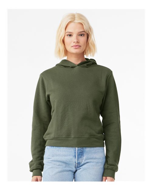 BELLA + CANVAS 7519 - Women's Classic Hoodie Sweatshirt - Military Green