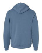 BELLA + CANVAS 3739 - Unisex Sponge Fleece Full-Zip Hoodie Sweatshirt - Steel Blue