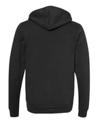 BELLA + CANVAS 3739 - Unisex Sponge Fleece Full-Zip Hoodie Sweatshirt - Vintage Black