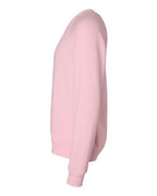 BELLA + CANVAS 3901 - Unisex Sponge Fleece Raglan Crewneck Sweatshirt - Pink