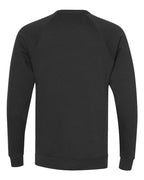 BELLA + CANVAS 3901 - Unisex Sponge Fleece Raglan Crewneck Sweatshirt - Vintage Black