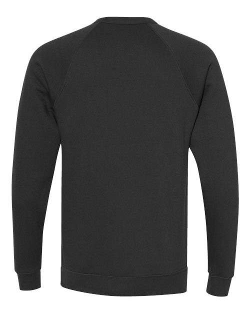 BELLA + CANVAS 3901 - Unisex Sponge Fleece Raglan Crewneck Sweatshirt - Vintage Black