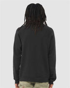 BELLA + CANVAS 3901 - Unisex Sponge Fleece Raglan Crewneck Sweatshirt - Vintage Black
