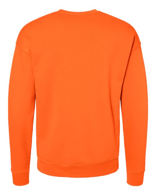 BELLA + CANVAS 3945 - Unisex Sponge Fleece Drop Shoulder Crewneck Sweatshirt - Orange