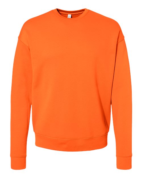 BELLA + CANVAS 3945 - Unisex Sponge Fleece Drop Shoulder Crewneck Sweatshirt - Orange