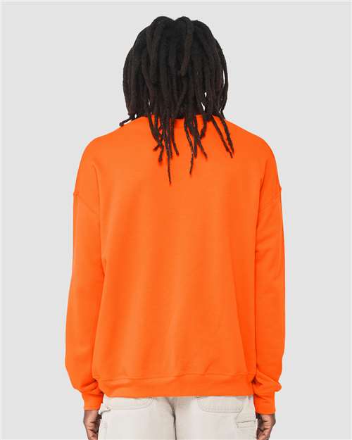 BELLA + CANVAS 3945 - Unisex Sponge Fleece Drop Shoulder Crewneck Sweatshirt - Orange