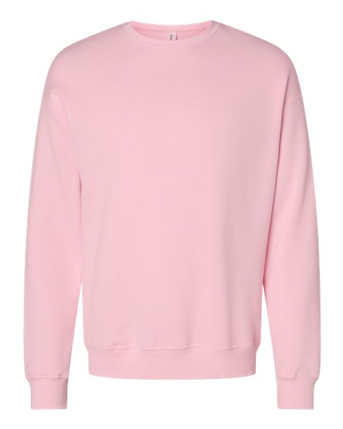 BELLA + CANVAS 3945 - Unisex Sponge Fleece Drop Shoulder Crewneck Sweatshirt - Pink