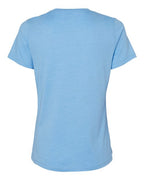 BELLA + CANVAS 6400CVC - Womens Relaxed Fit Heather CVC Tee - Heather Carolina Blue