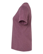 BELLA + CANVAS 6400CVC - Womens Relaxed Fit Heather CVC Tee - Heather Maroon