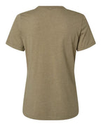 BELLA + CANVAS 6400CVC - Womens Relaxed Fit Heather CVC Tee - Heather Olive