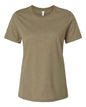BELLA + CANVAS 6400CVC - Womens Relaxed Fit Heather CVC Tee - Heather Olive