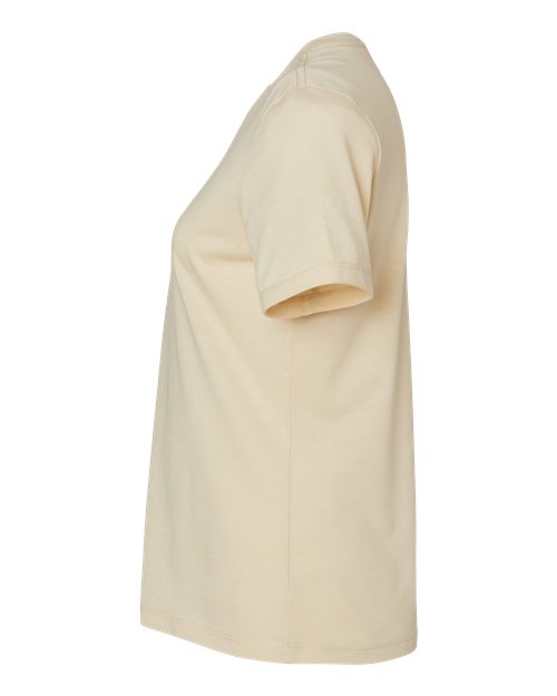 BELLA + CANVAS 6400CVC - Womens Relaxed Fit Heather CVC Tee - Heather Soft Cream
