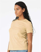 BELLA + CANVAS 6400CVC - Womens Relaxed Fit Heather CVC Tee - Heather Soft Cream